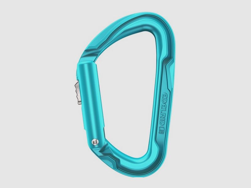 EDELRID PURE SLIDER ICEMINT | ASYMMETRISCHER KARABINER