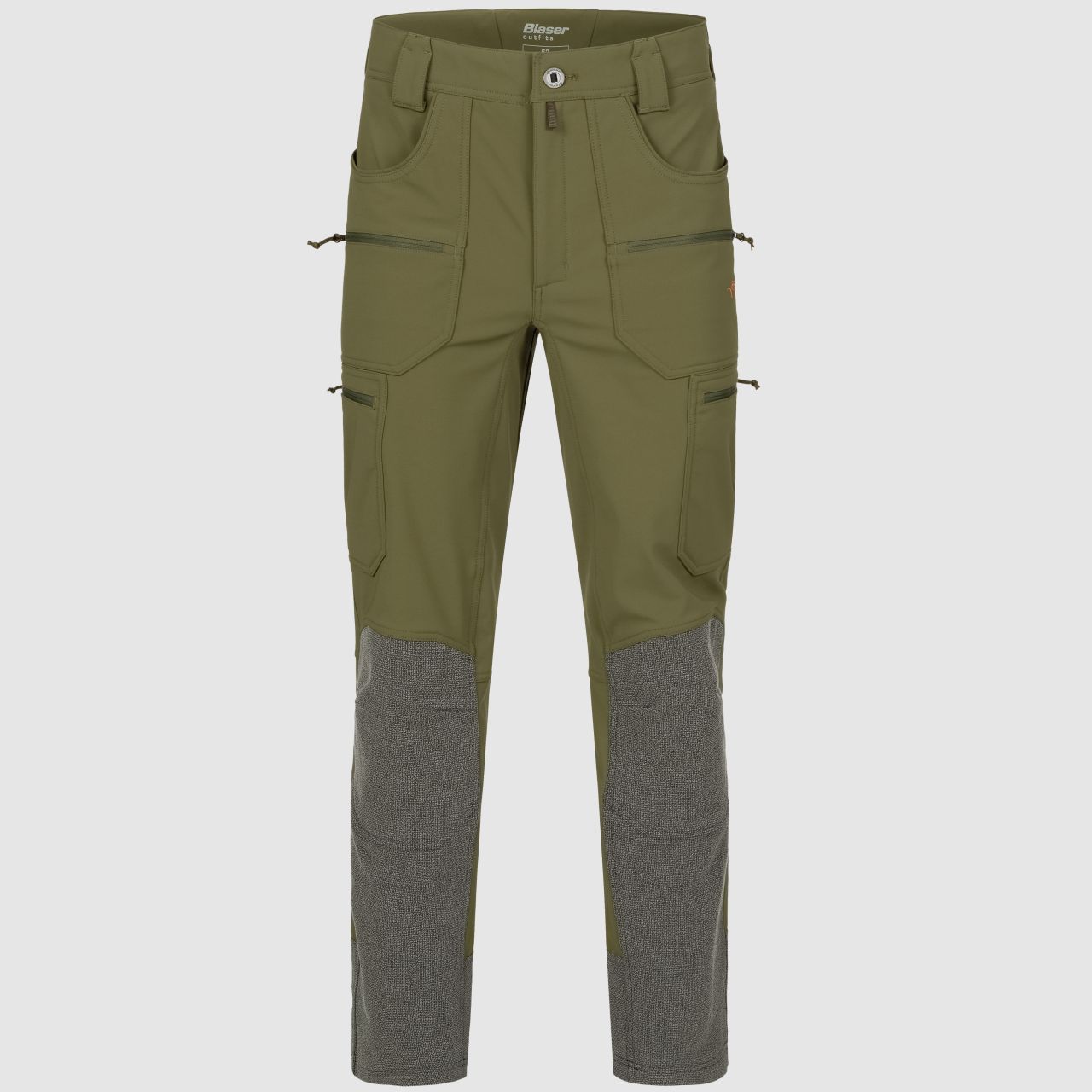 Blaser Herren Tackle Softshell Hose dunkel - oliv