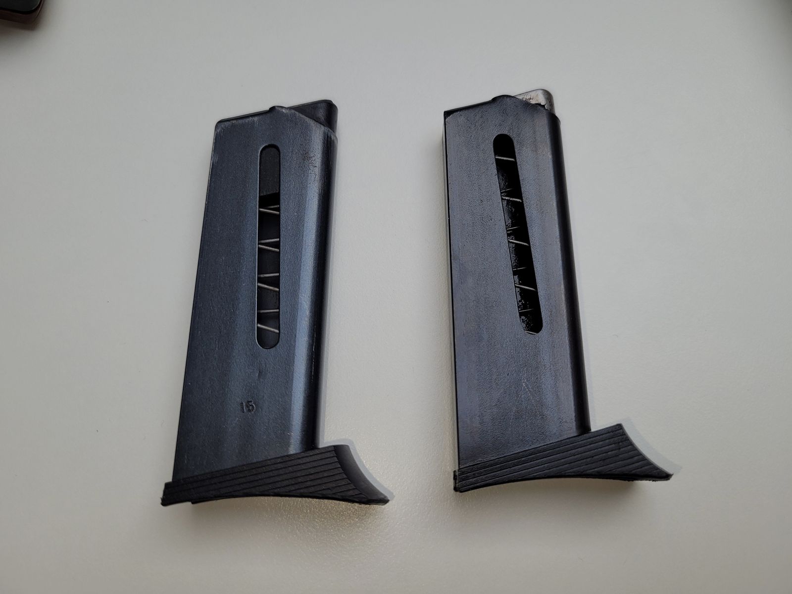 Rhöner SM 15 calibro 8 mm Knall nel PTB 83/2 con imballaggio originale, secondo caricatore e coppa di lancio