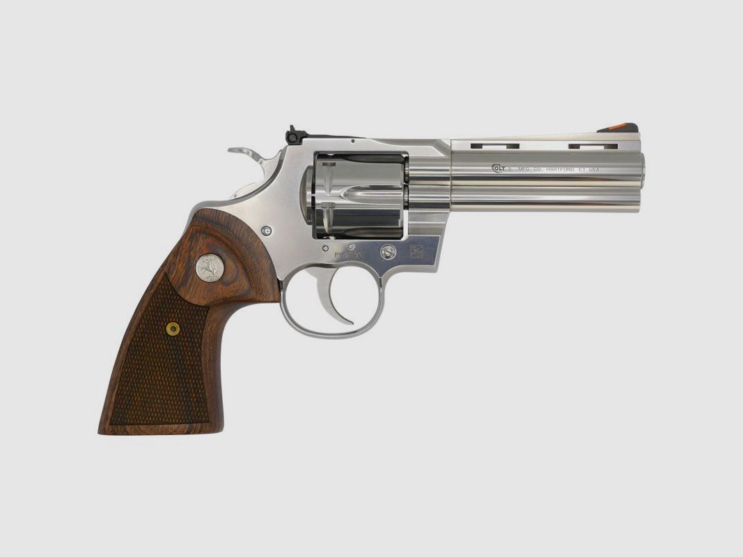 Revolver Colt Python 4,25" Cal.357 Mag. Acier inoxydable, image 2 sur 8