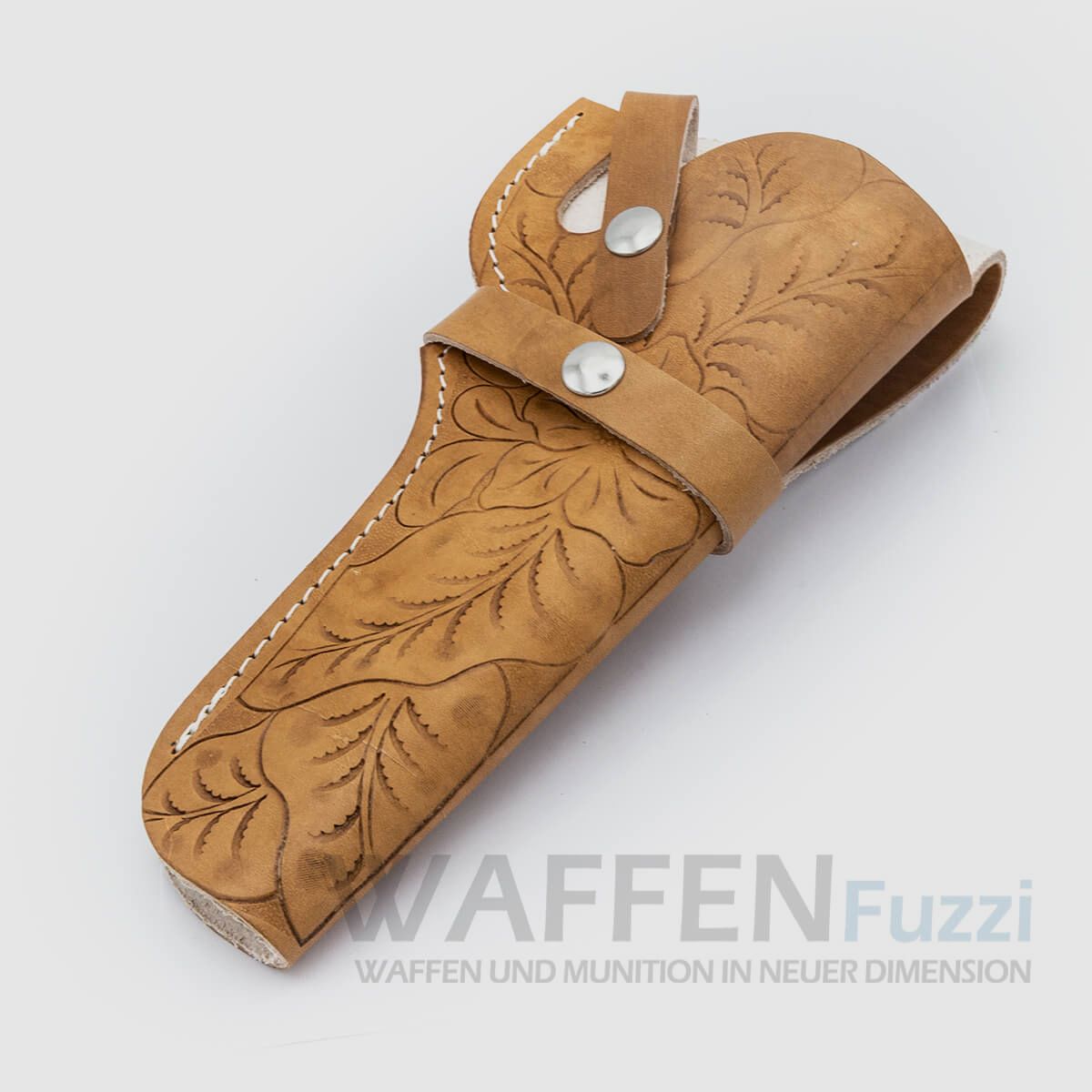Funda western con grabado para revólver western de 6 pulgadas