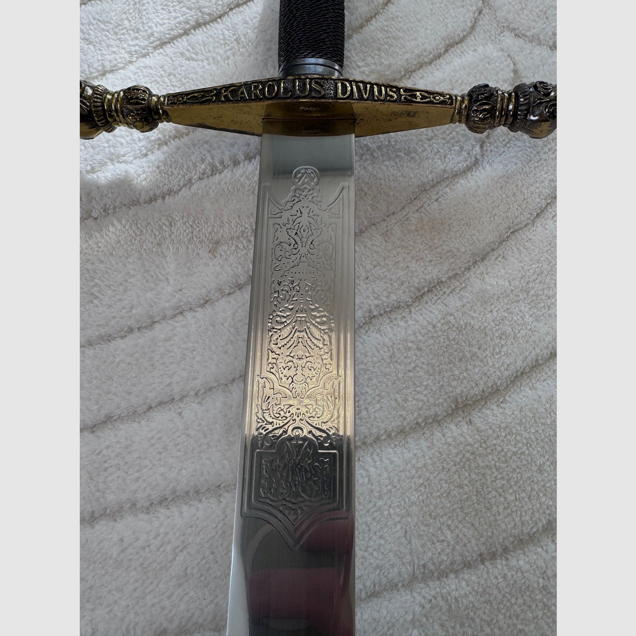 Zierschwert „Carlos V / Carolus Divus“ mit Scheide