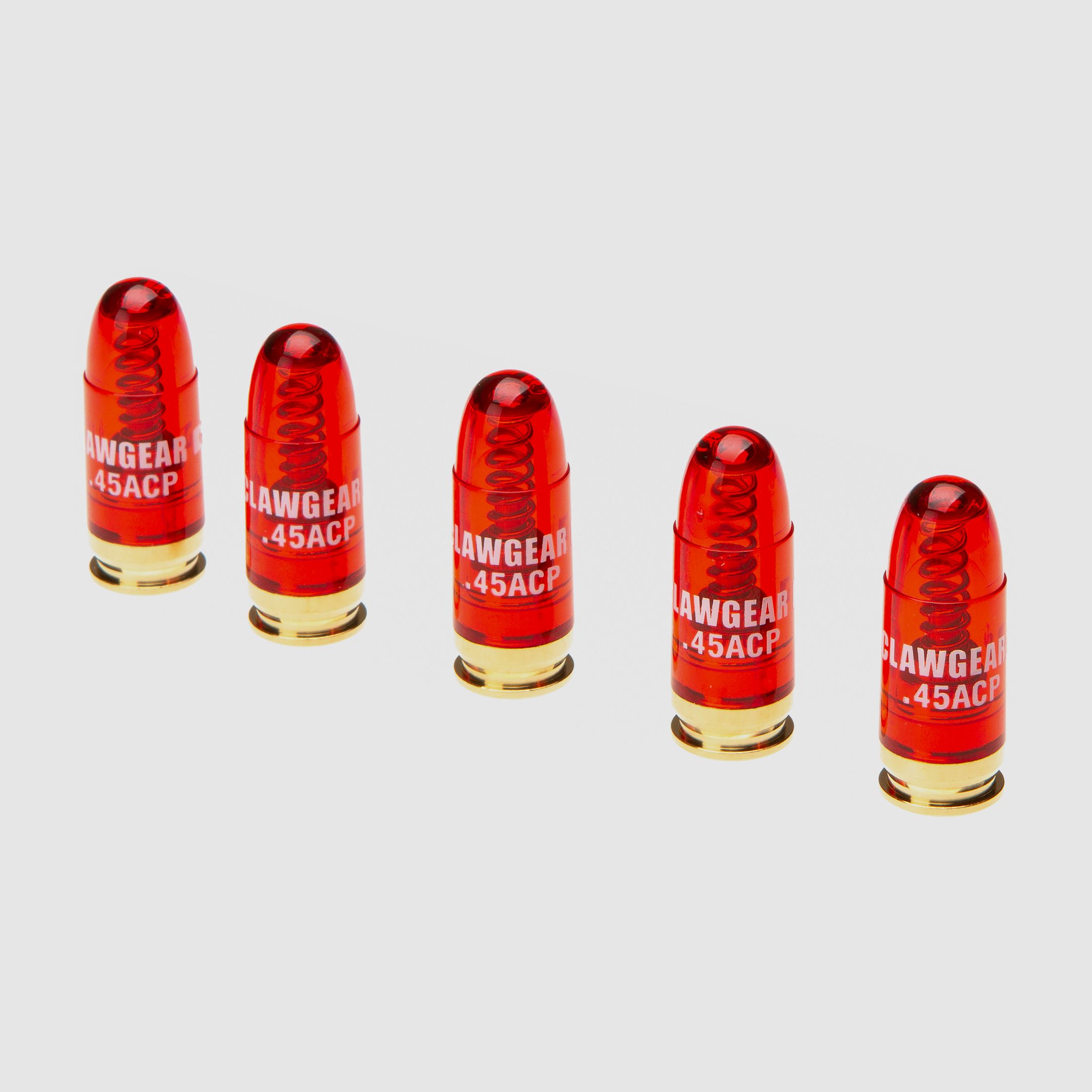 CLAWGEAR 5 Stck. SNAP CAP PUFFERPATRONE .45 ACP ROT