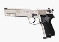 WALTHER CO2-Walther CP88 Competición -4,5mm Pellet-Nickel 5,6″