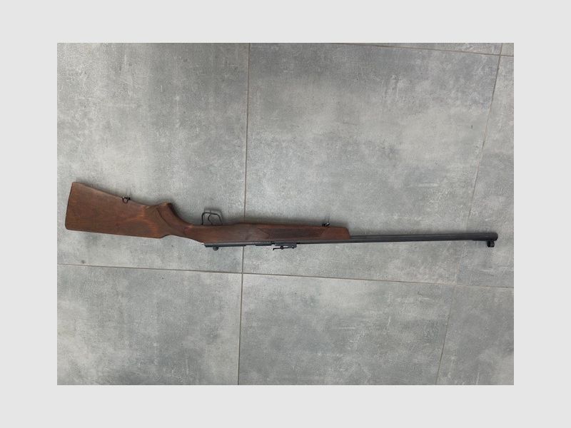 22 lr/ lfb eenlinglader, matchloop met ZF 3-9x ingeschoten S&B 40grs 2,6g