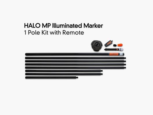 HALO ILLUMINATED MARKER POLE KIT + REMOTE CONTROL