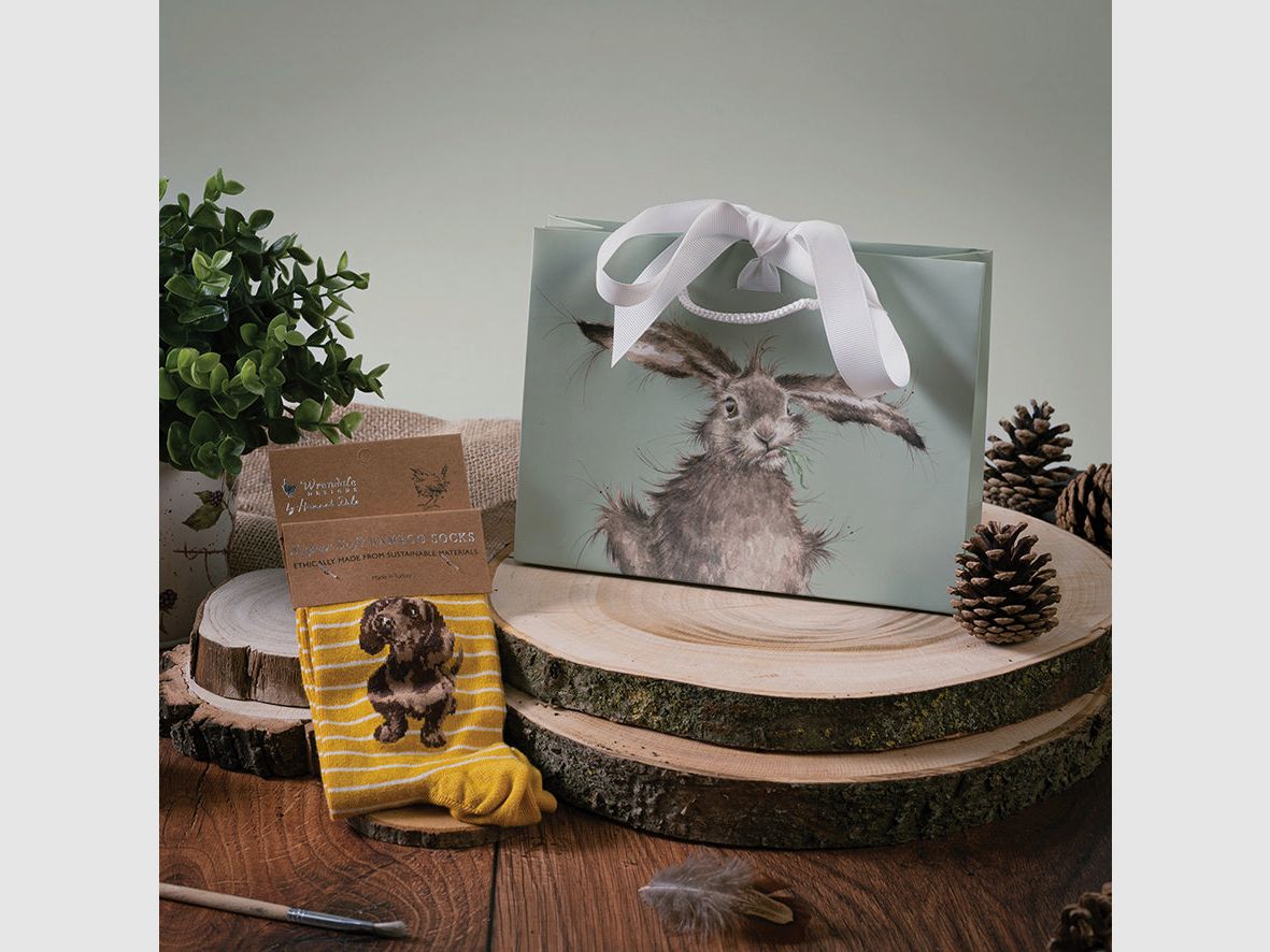 Wrendale Socken "Little One" mit Dackel