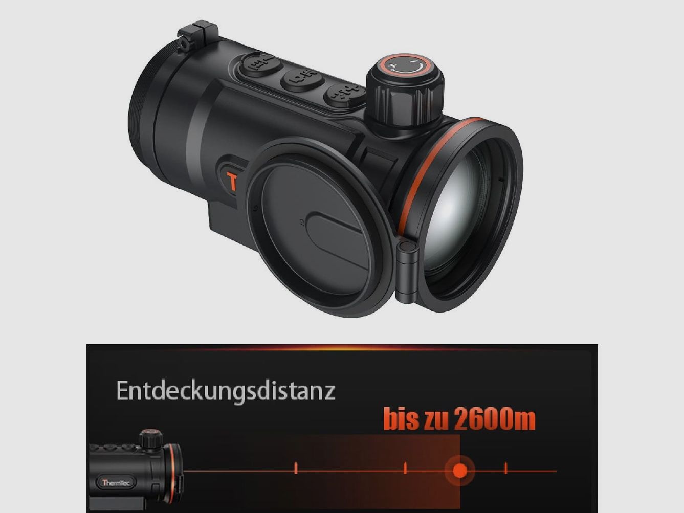 ThermTec | HUNT 650 Clip-on | Wärmebildvorsatzgerät