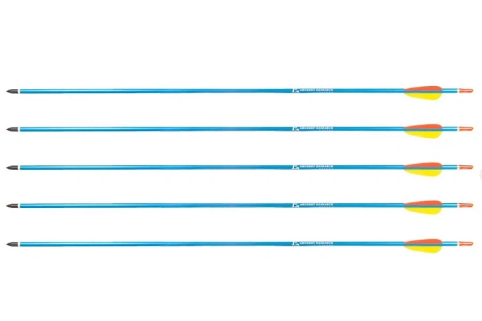 Strzały aluminiowe 30" BLUE Poe Lang - zestaw 5 sztuk