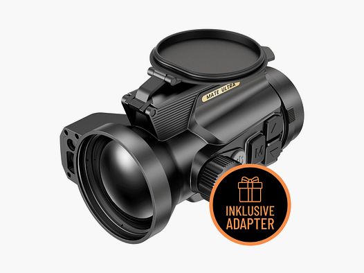 Nocpix MATE Ultra S60R LRF Pack Complet incl. Adaptateur – Adaptateur : Adaptateur Rusan, Taille de la douille de serrage : 30ZM-1 - Zeiss Conquest V6 1.1-6x24 avec rail