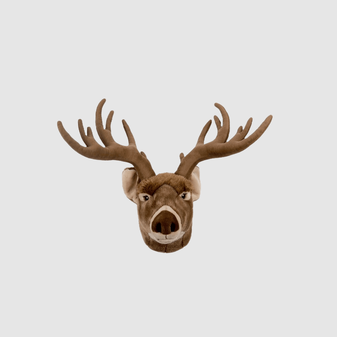 LivingActive Deer Trophy Head 70 cm - Large Plush Wall Decoration