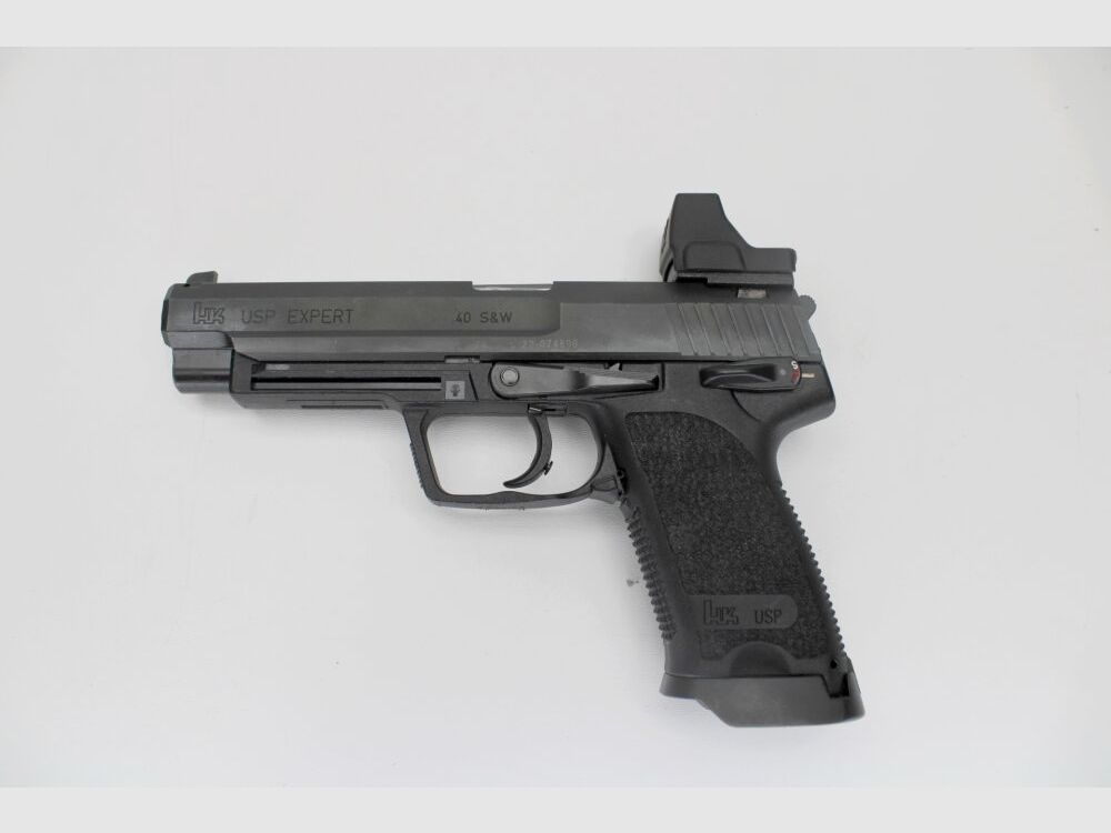 Pistole H&K HK USP EXPERT Kaliber .40S&W mit Vortex Defender CCW und Koffer Pfandversteigerung 17.7.25