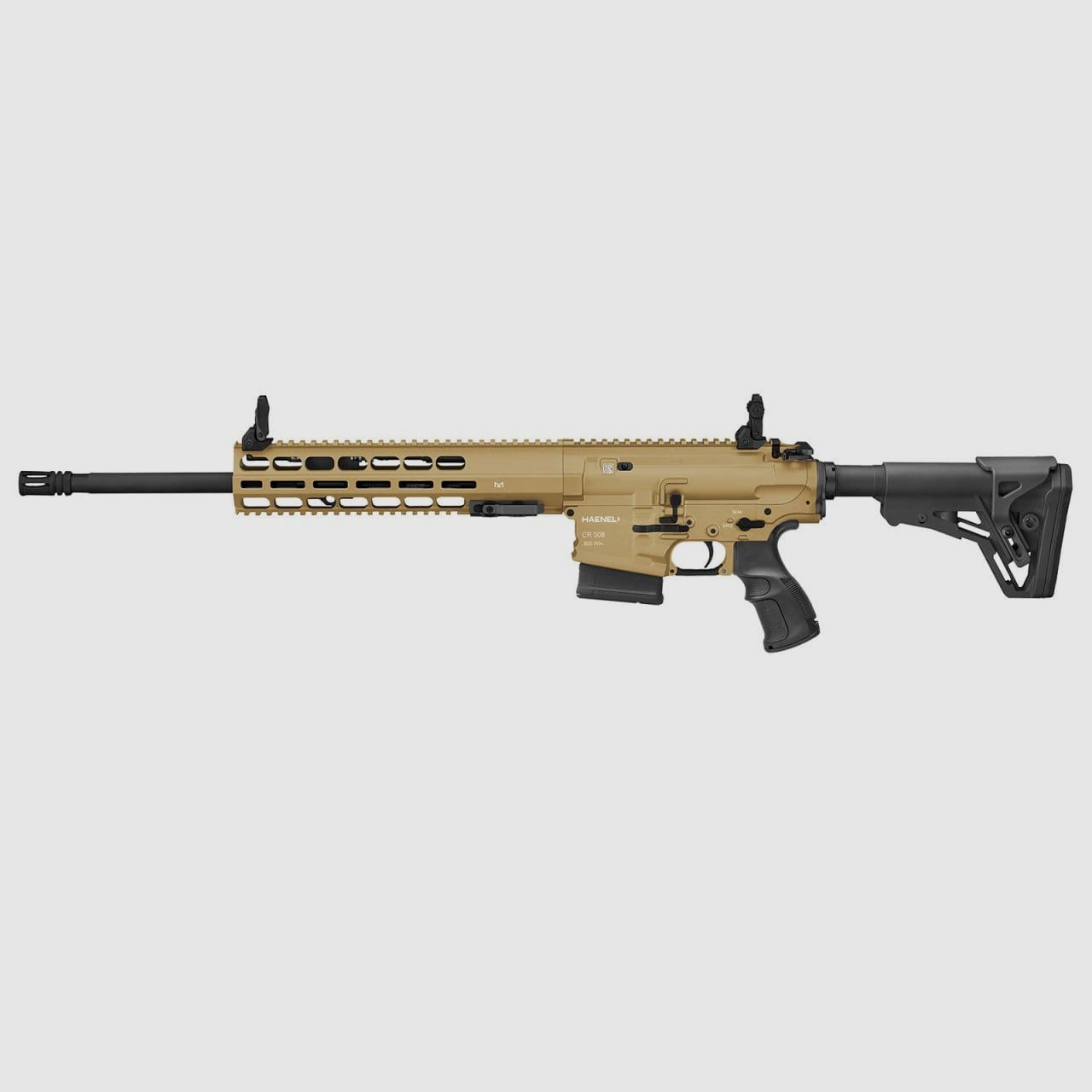 Haenel CR 308 20 Zoll Langer Handschutz sandfarben Selbstladebüchse Kal. .308...