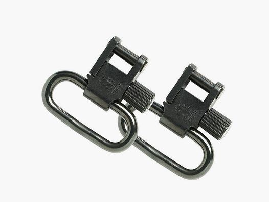 Uncle Mike's riemhaak zwart 1"