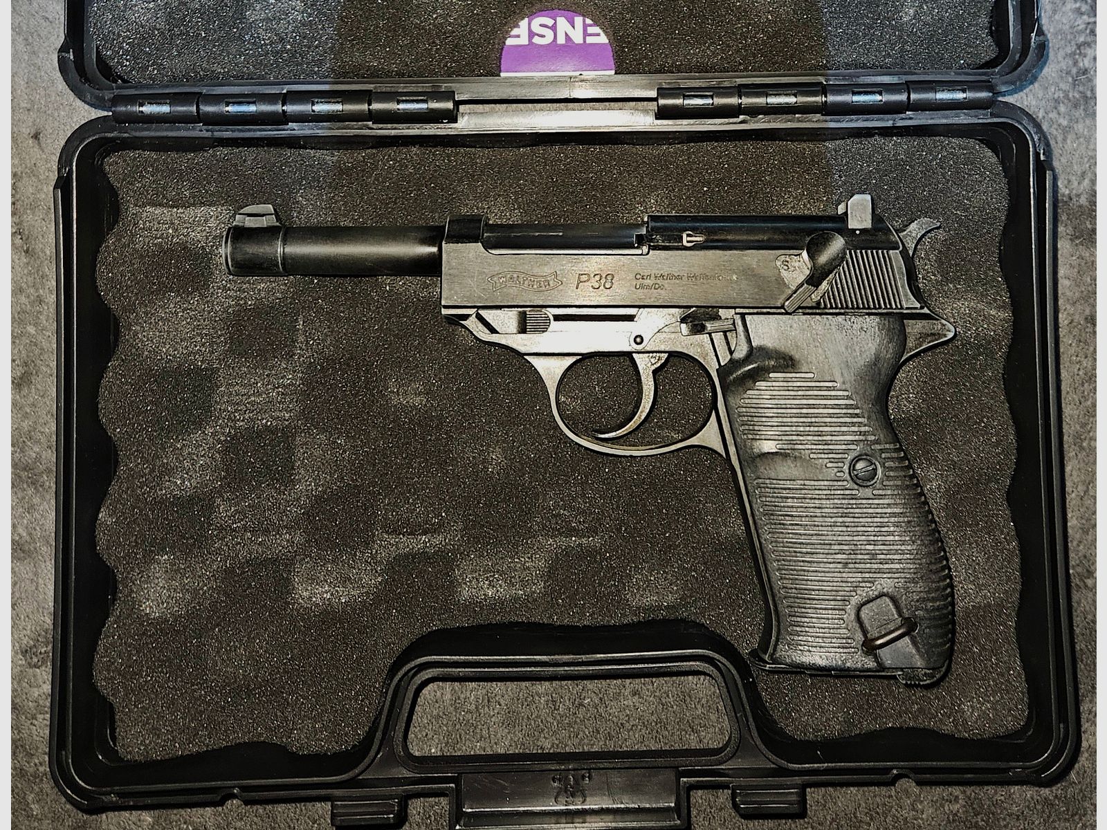 Walther P38, Gasbetrieben CO2, 4,5mm, 7,5 Joule,gebraucht, voll funktionsfähig!! Top!!!!