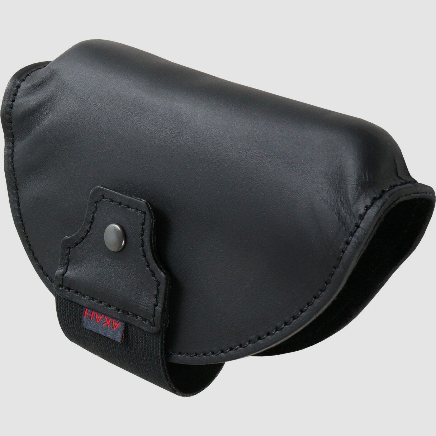 AKAH stock riser leather black stock cheek, image 1 of 2