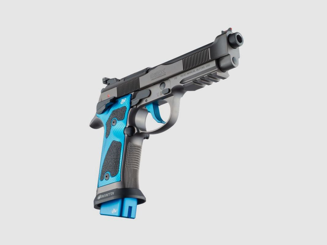 Beretta Pistol 92X Performance blue Optic Ready Dark Series 9x19, 4.92", image 4 of 8