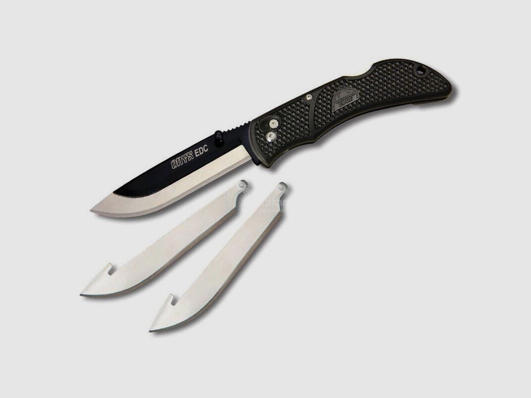 Couteau EDC Outdoor Edge Onyx avec lames interchangeables, image 1 sur 3