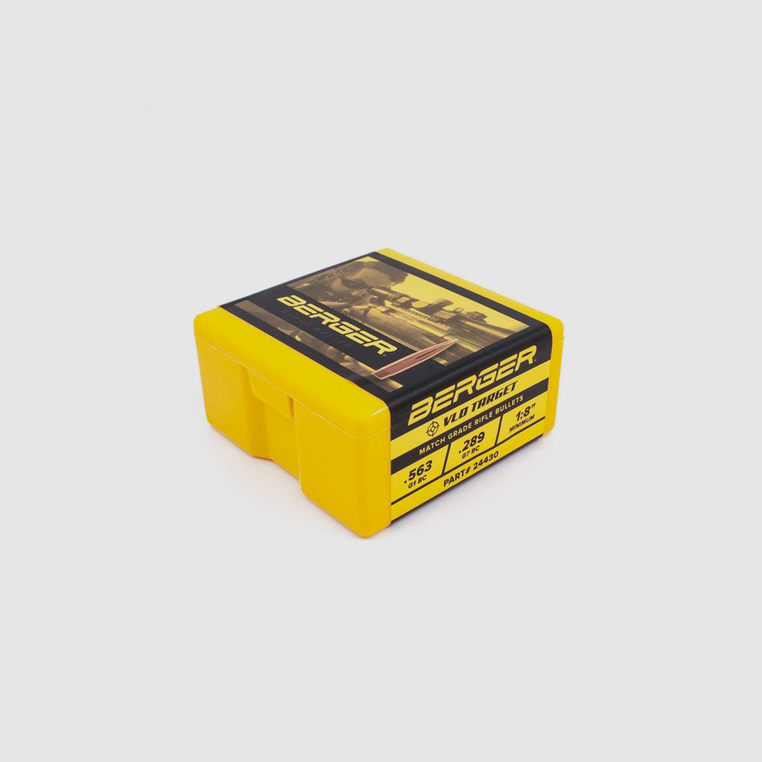 BERGER BULLETS – VLD TARGET 6MM .243″ DIA | 115 GR | 100 SZT, zdjęcie 1 z 2