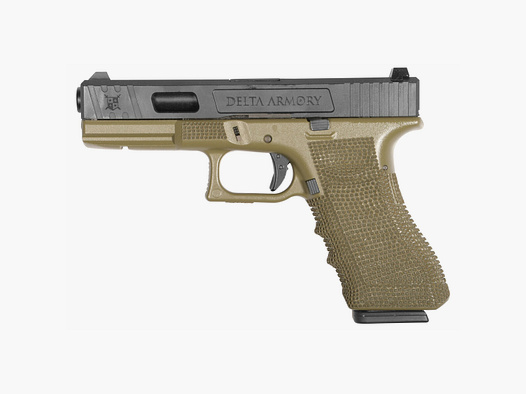 P02 GBB Pistola Airsoft en Oliva | Delta Armory