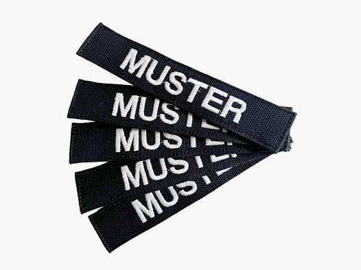 ASMC ASMC Nastri con Nome Set da 5 Nero