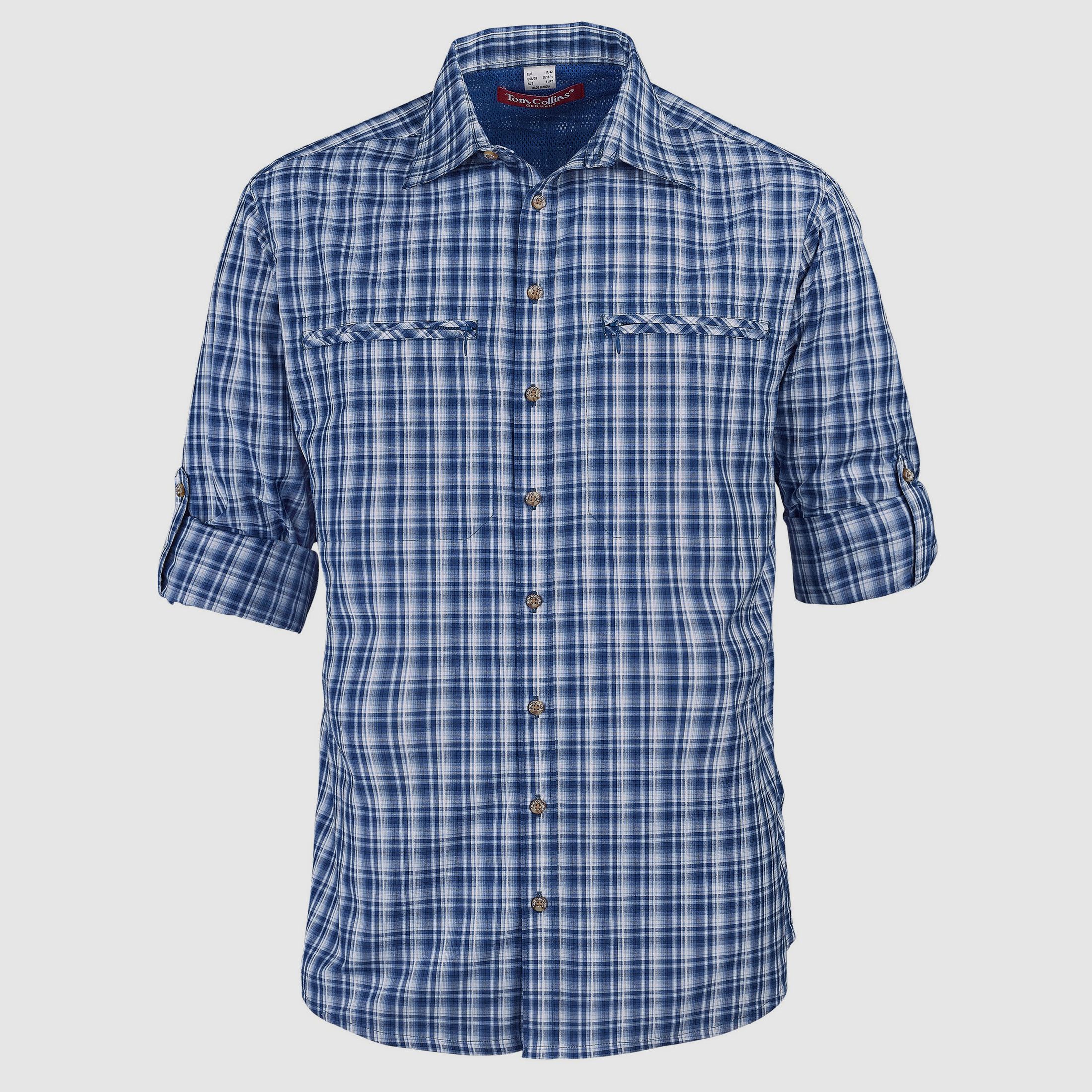 Tom Collins Herren-Funktions-Langarmhemd