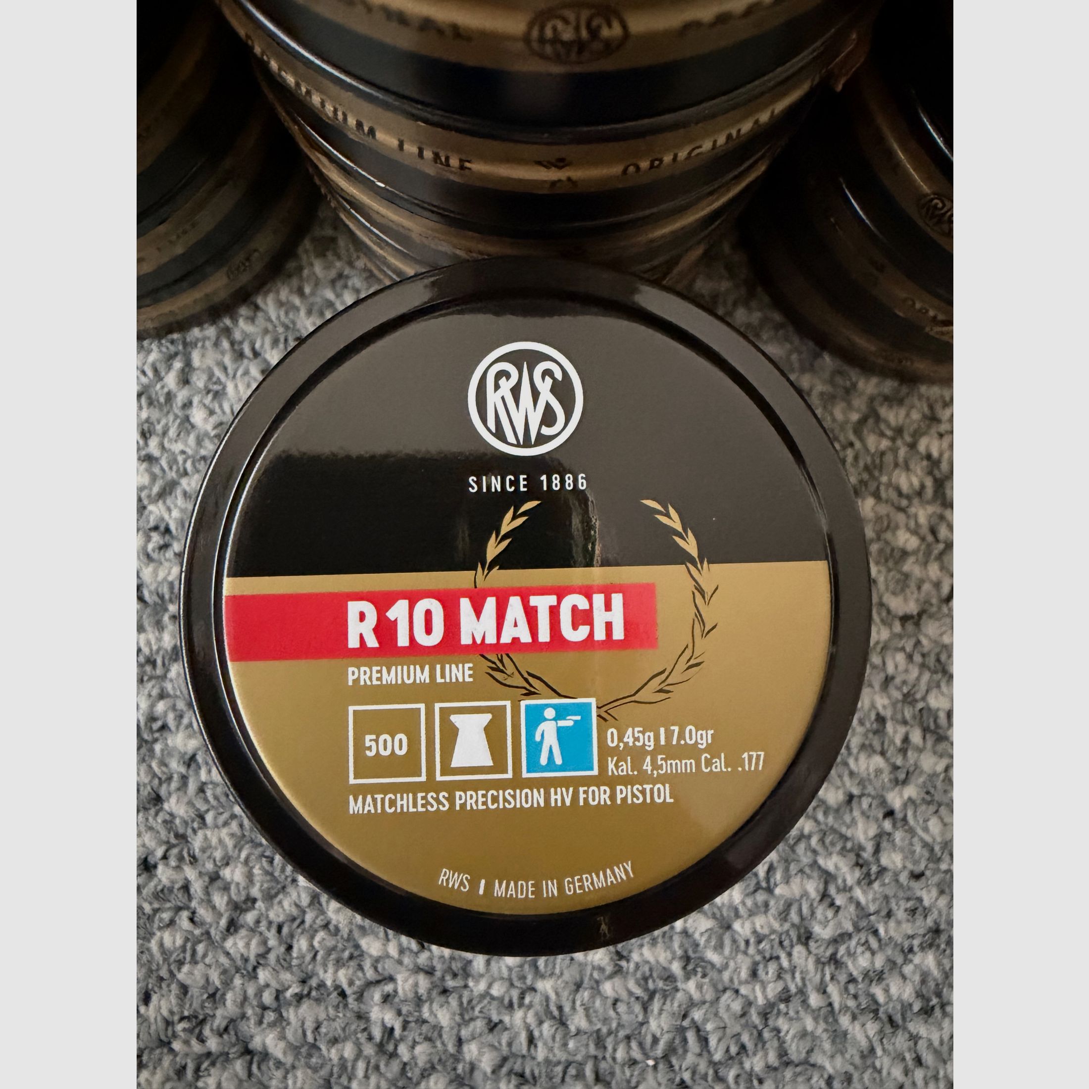 RWS R10 Match Kal. 4,5mm 9000 Schuss 