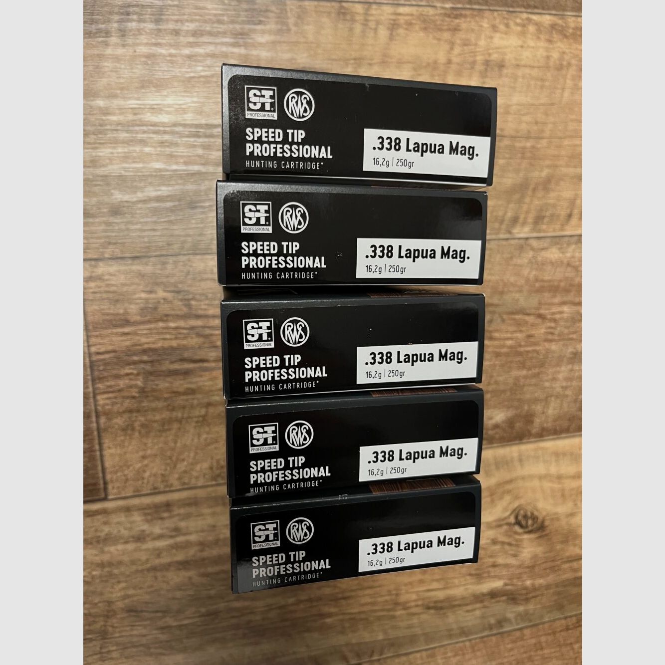 100 disparos RWS Speed Tip Pro .338 Lapua Mag. 250gr. .338 Lapua Mag.