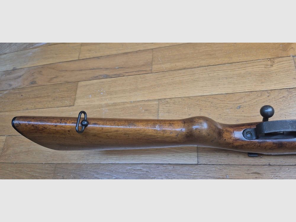 Schöne Büchse MAS 45 – Kleine Schwester der Mauser 45 von 1945 – Kaliber 22LR – Magazin 5 Schuss – Sehr guter Lauf – TBE / TBE+, Bild 8 von 25
