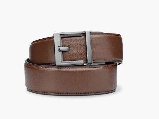 Bruine leren Garrison Belt G2 Buckle KORE