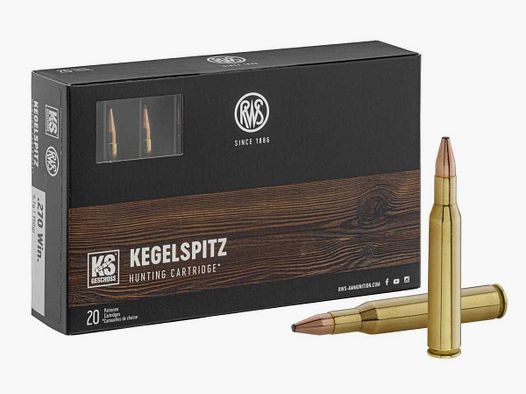 RWS .270 Winchester Pointe conique KS 150 gr / 9.7 g - KS 150 gr / 9.7 g