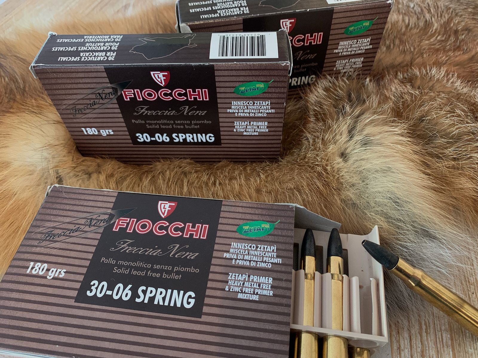 Sonderpreis! 3 volle Packungen 30-06 180gr bleifrei Fiochi Freccia Nera