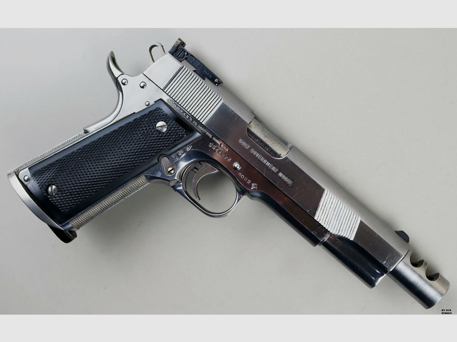Pistola Colt mod. MKIV Series 80 Custom cal. 45 HP matr. SS44374, immagine 4 di 11