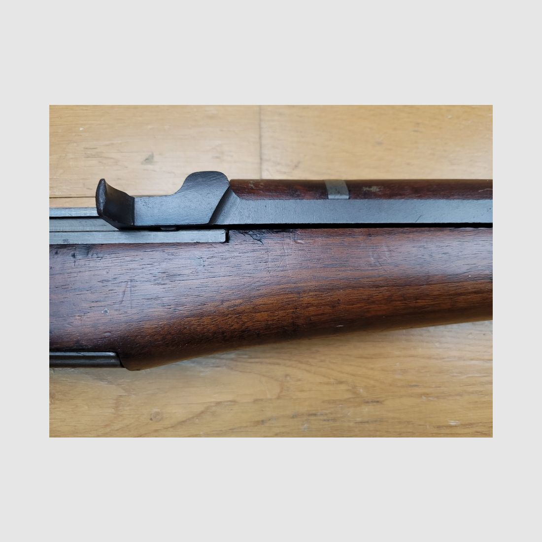 Sehr schöner und mythischer Selbstladeflinte Garand M1 - Originalkaliber 30-06 Springfield - Herstellung Winchester Oktober / November 1943 - Seltenes 100% originales Set - TBE, Bild 5 von 34