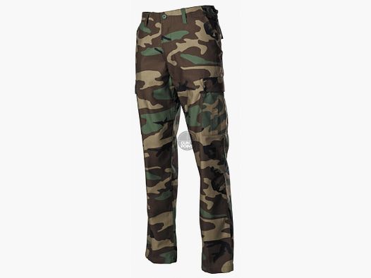US Kampfhose, BDU,woodland - Größe: L
