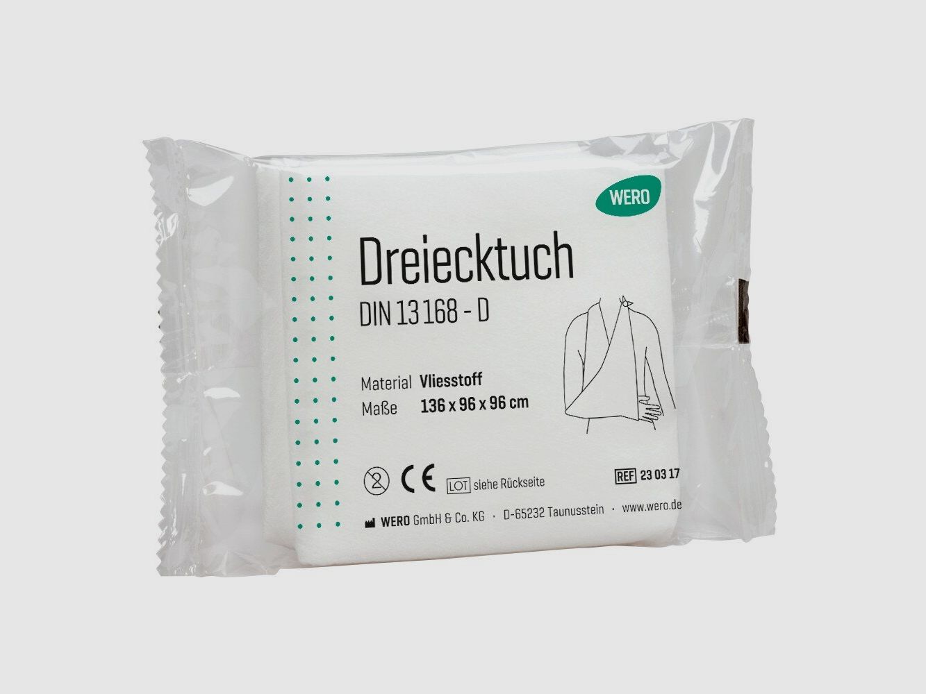 WERO Dreiecktuch (Armtragetuch) Vlies
