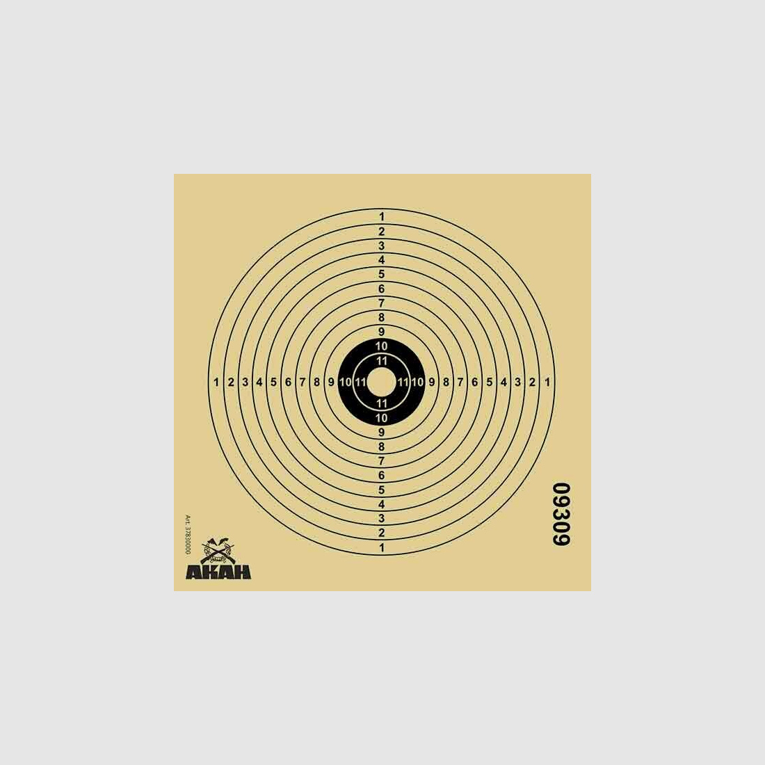AKAH KK-Scheibe 34x34 cm (250 St.)
