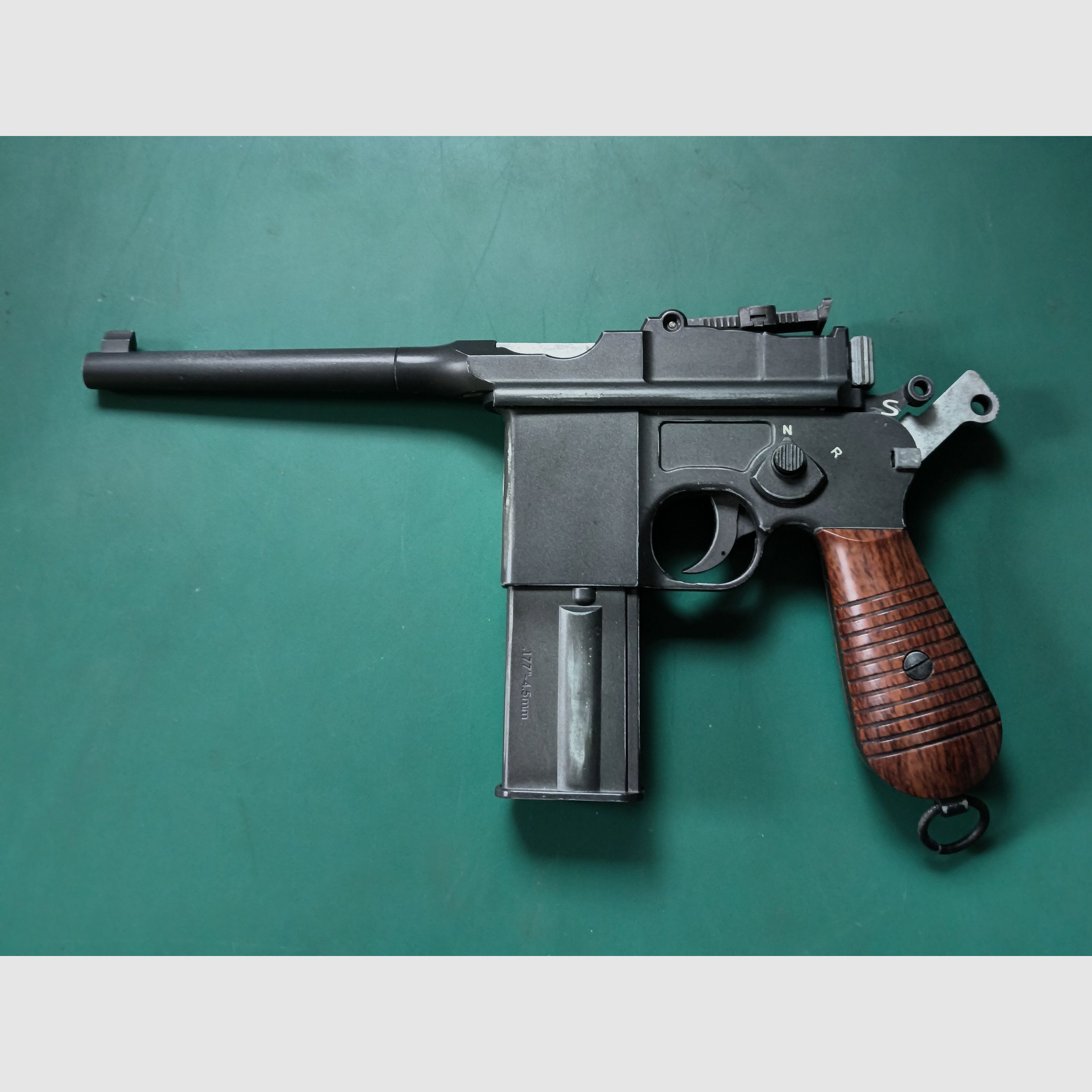 Umarex Legends "Mauser" C96 4,5mm Stahl BB CO2 Blowback Einzelstück 