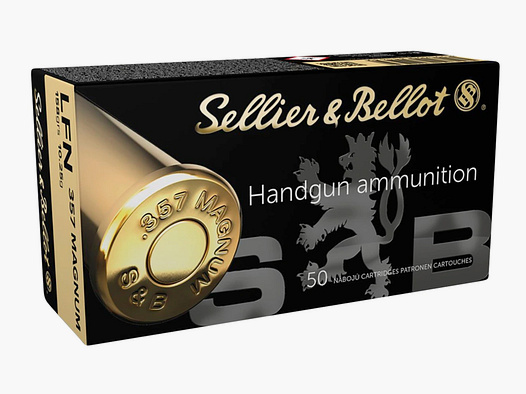 Sellier & Bellot 172125 .357 Magnum LFN 10,25g 158 grs. Flachkopf