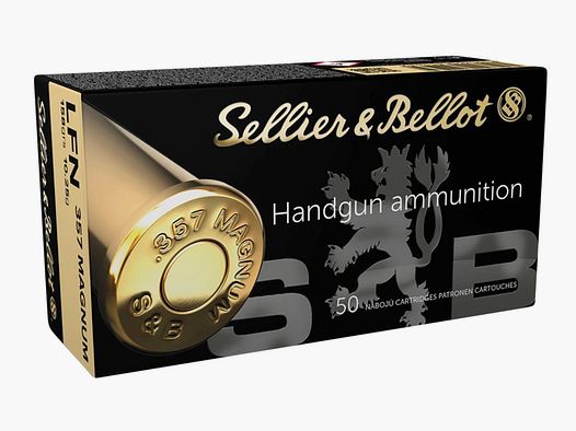Sellier & Bellot 172125 .357 Magnum LFN 10,25g 158 grs. Płaski łeb 50 sztuk