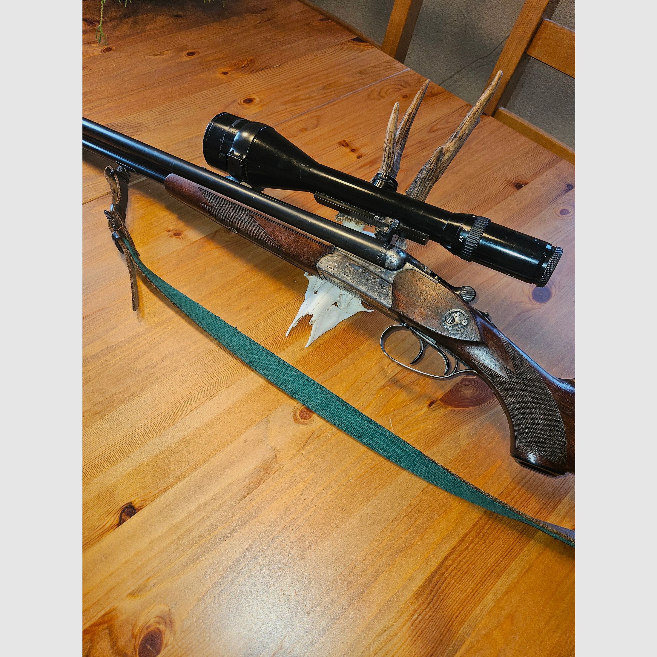 Perforadora Simson Suhl 30-06/12/70 Schmidt und Bender 2,5-10x56 montaje basculante