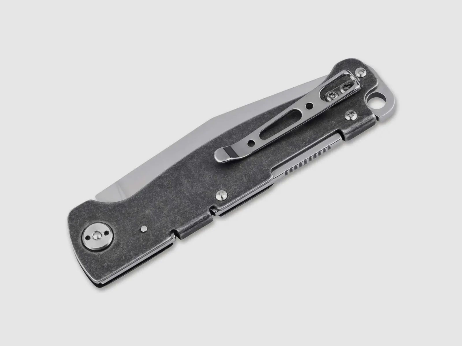 Böker Plus Taschenmesser Atlas Backlock Clippoint