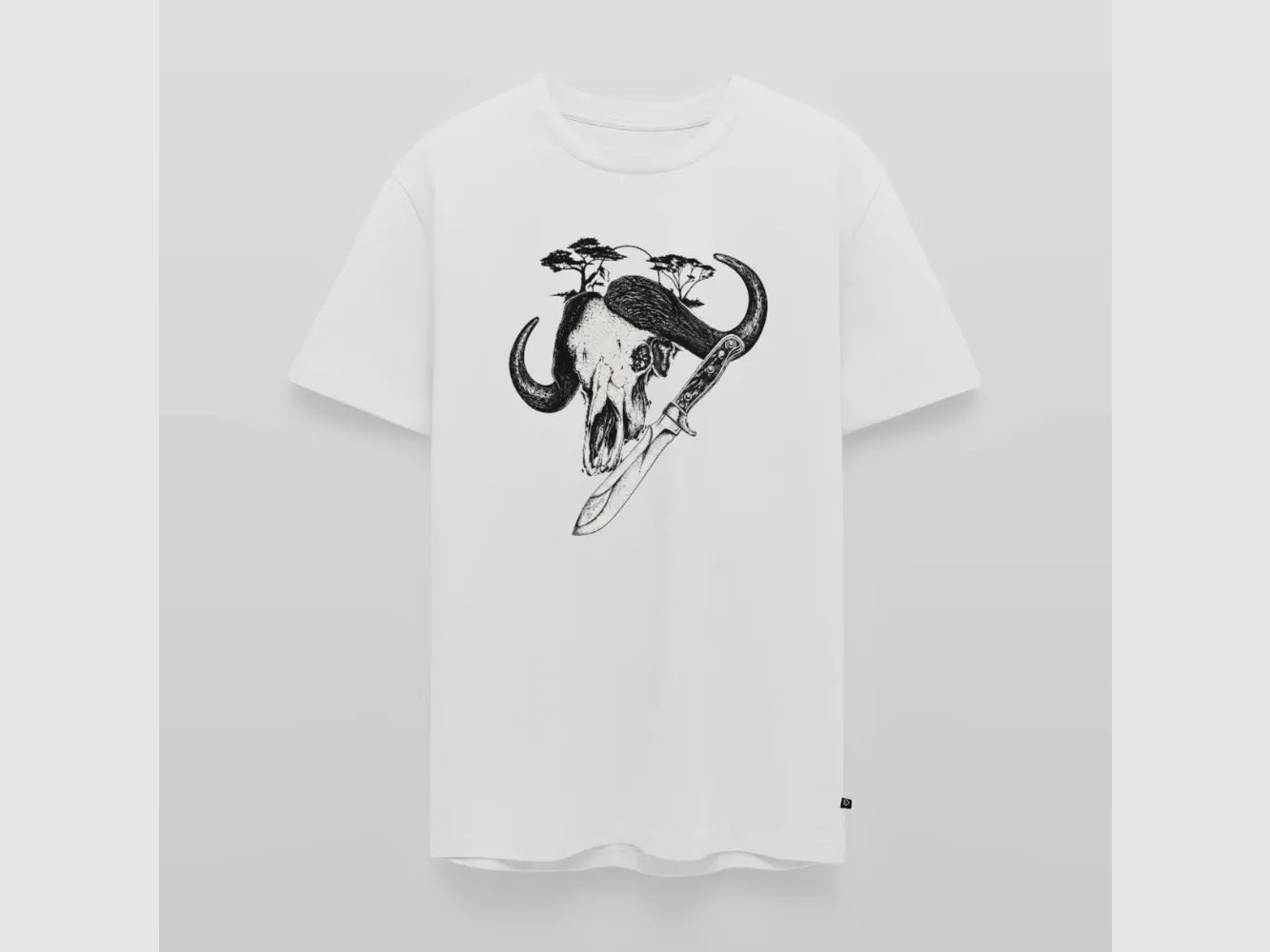 PUMA Men´s Premium T-Shirt „White Hunter – Big Game"