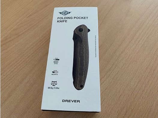 Drever OD Green Micarta Griff Taschenmesser NEU & original verpackt