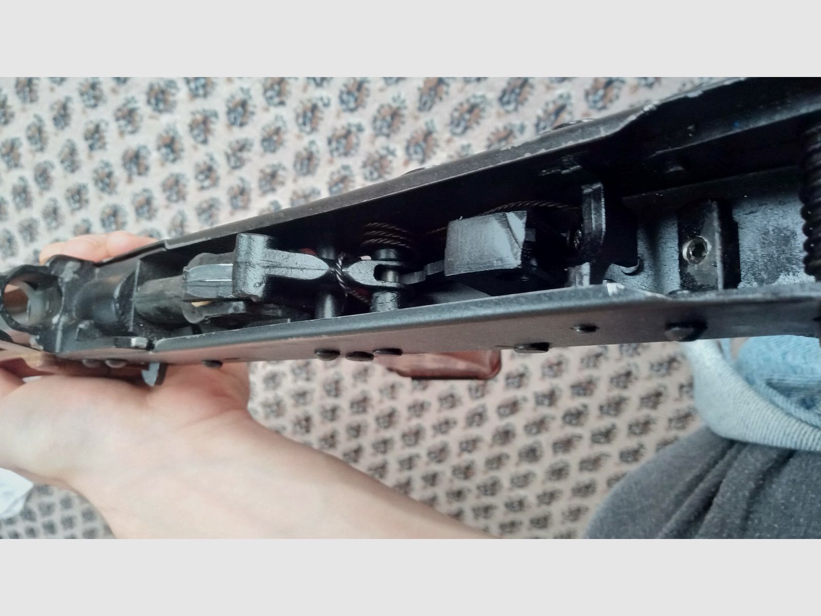 Vollstahl Co2 Yunker AKS-74u Deko von MWM Gillmann mit echten Teilen wahlweise mit Plum   // AKSU Krinkov / russ-guns-de / 4,5mm BB