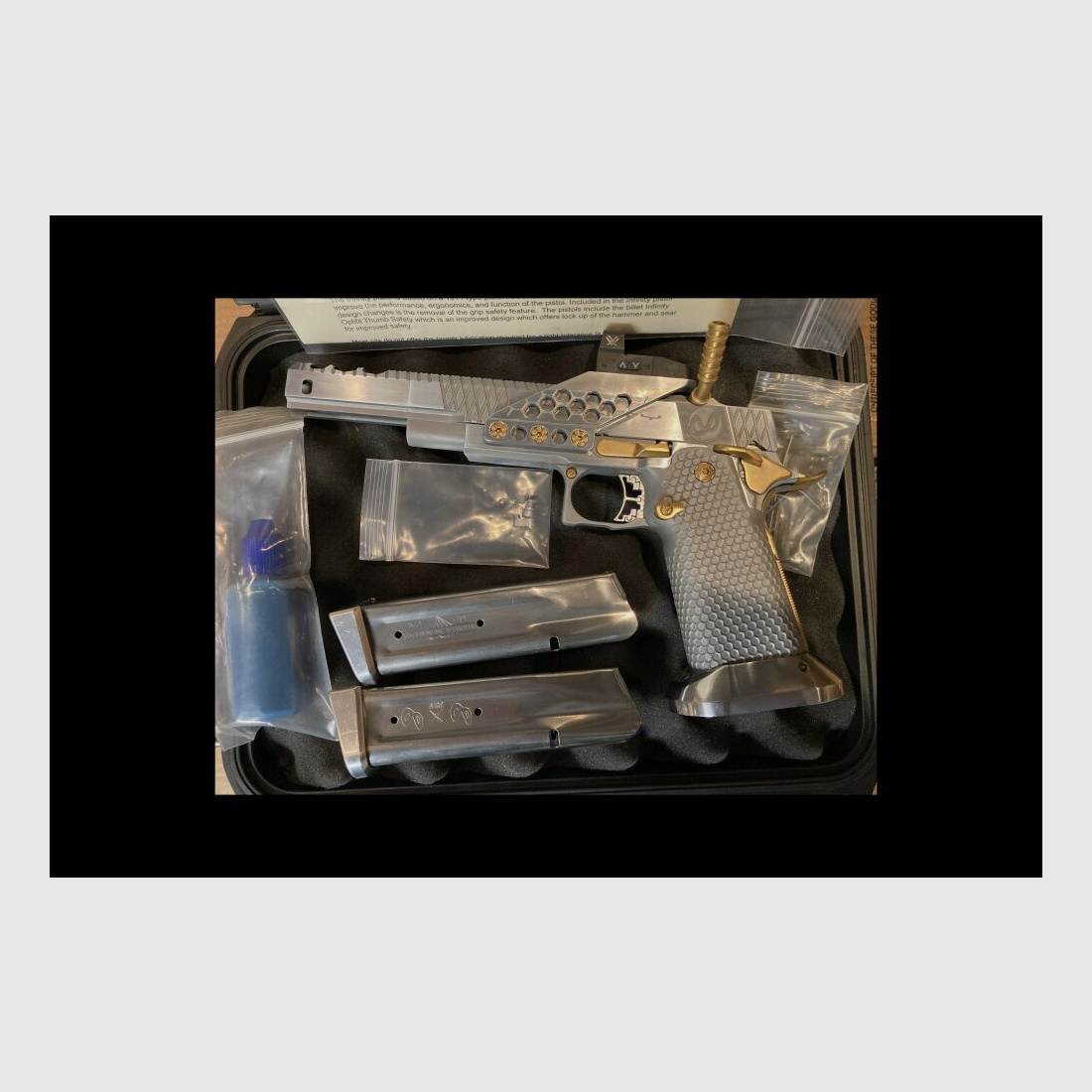 Infinity 2011 IPSC Open Racegun 38 Super Auto
