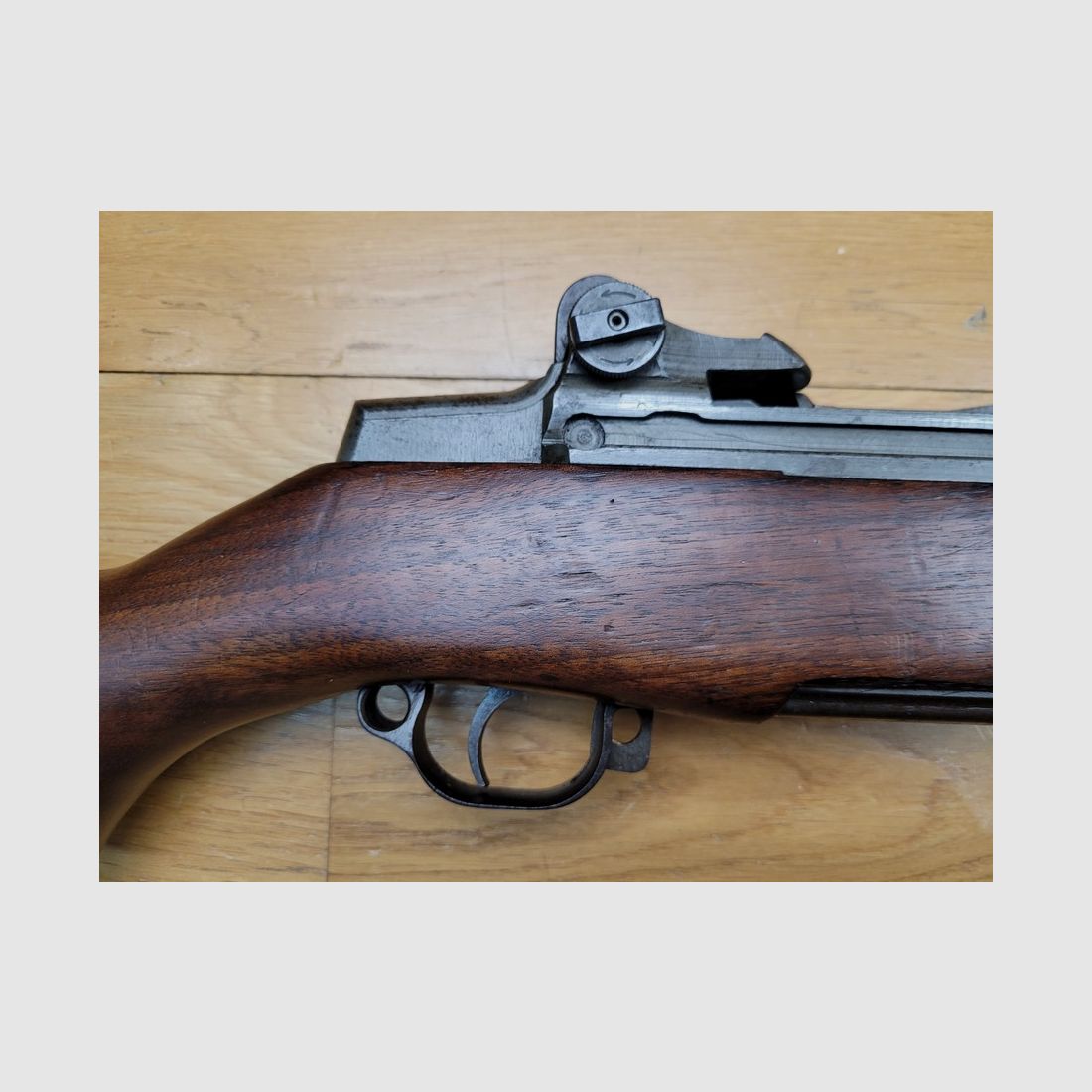 Très Beau et mythique fusil semi-automatique Garand M1- calibre d&rsquo;origine 30-06 Springfield – Fabrication Winchester Octobre / Novembre 1943 – Rare ensemble d&rsquo;origine 100% homogène – TBE, image 4 sur 34