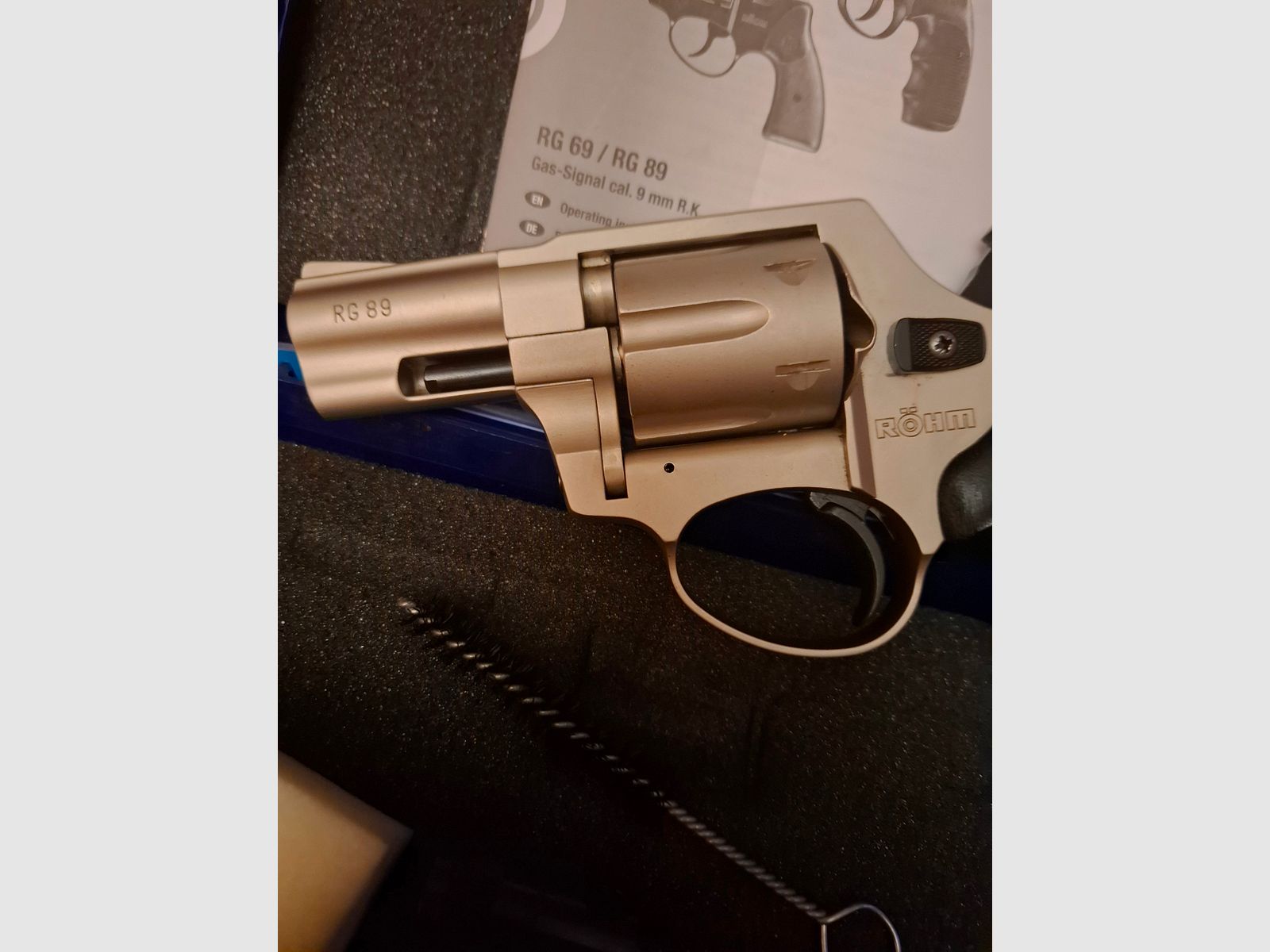 Röhm RG 89 Nickel 9mm RK. PTB 594
