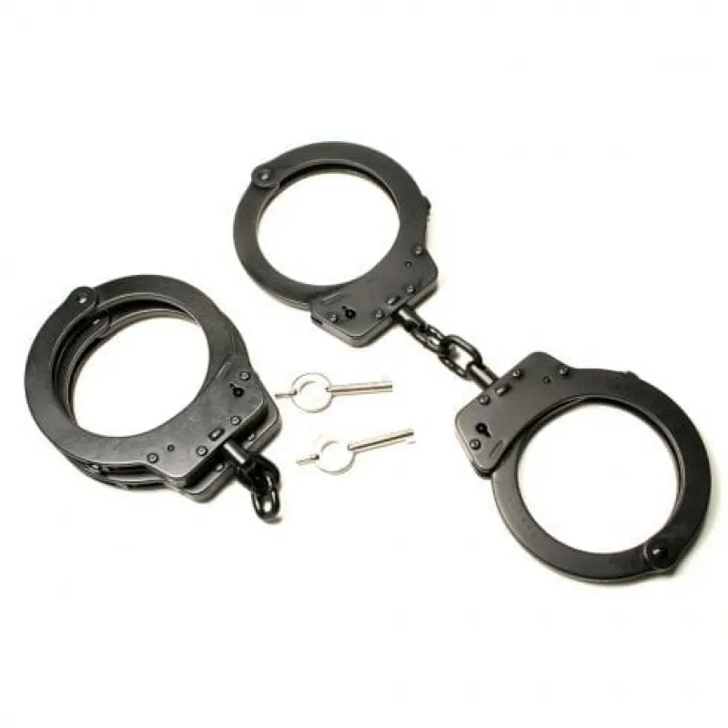 TCH Manette Modello 820 Superior con Catena Nichel Nero – 25 Posizioni di Chiusura