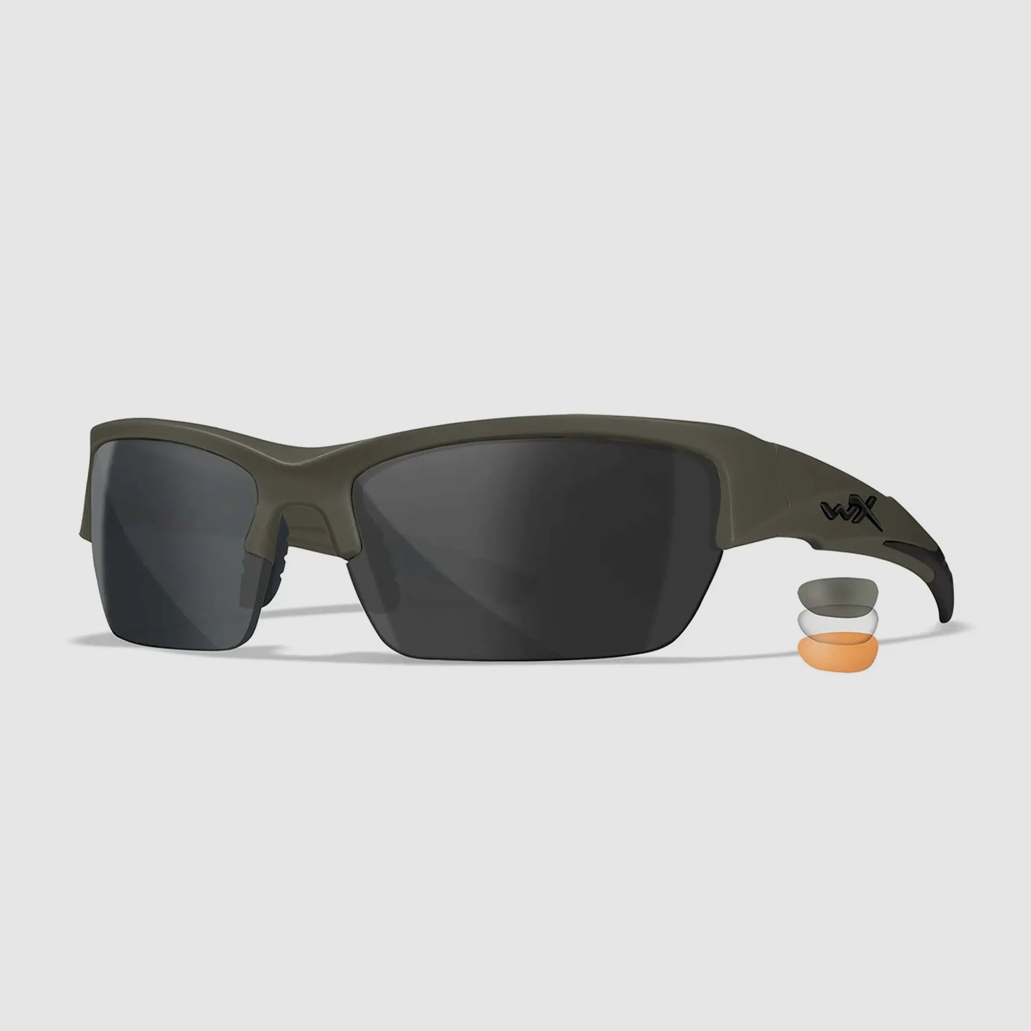 Wiley X Wiley X Occhiali di sicurezza Valor - OD Verde / Grigio / Chiaro / Arancione